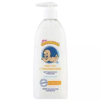 Крем-гель для подмывания младенцев с пантенолом Мое Солнышко фл. 400мл