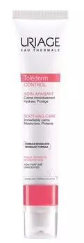 Крем легкий для реактивной кожи лица успокаивающий Tolederm Uriage/Урьяж помпа 40мл