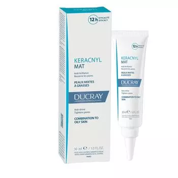 Крем матирующий Keracnyl Mat Ducray/Дюкрэ туба 30мл