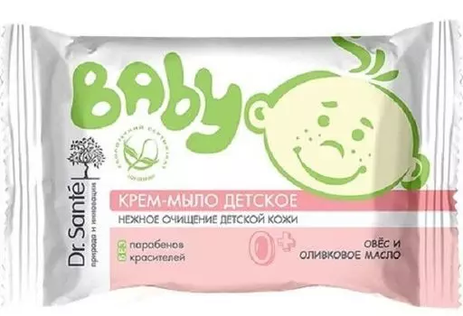 Крем-мыло детское Овес Dr.Sante Baby Elfa Pharm 90г