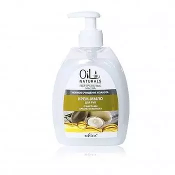 Крем-мыло для рук с маслами арганы и жожоба Нежное очищение и забота Oil Белита 400 мл