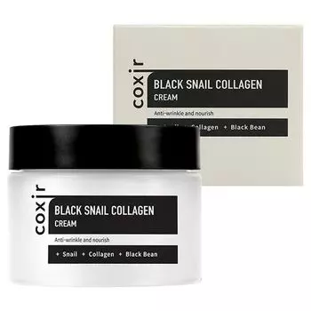 Крем против морщин с коллагеном и муцином черной улитки Coxir 50мл