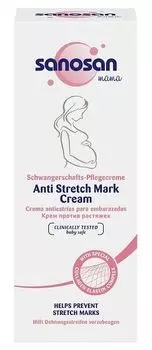 Крем против растяжек Sanosan/Саносан mama 200мл
