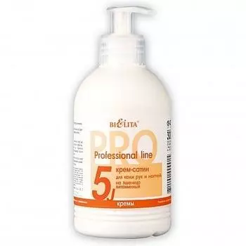 Крем-сатин для кожи рук и ногтей на пшенице Проф линия Белита 300 мл