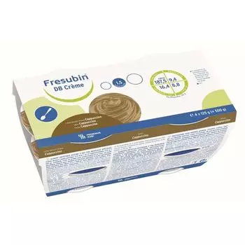 Крем со вкусом капучино Диабет Fresubin/Фрезубин стаканчик 125г 4шт