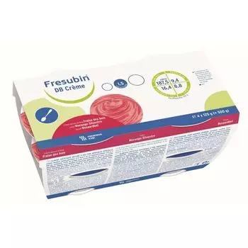 Крем со вкусом земляники Диабет Fresubin/Фрезубин стаканчик 125г 4шт