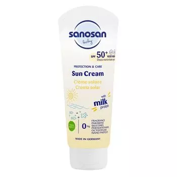 Крем солнцезащитный для детей с рождения SPF50+ Baby Sanosan/Саносан 75мл