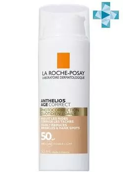 Крем солнцезащитный для лица антивозрасной CC SPF50/PPD19 Anthelios La Roche Posay/Ля рош позе туба 50мл (MB367500)