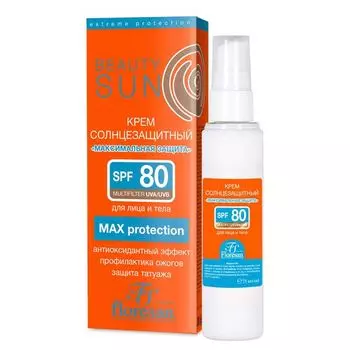 Крем солнцезащитный максимальная защита SPF80 Ф284 Beauty Sun Floresan/Флоресан фл. 75мл