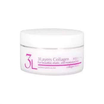 Крем увлажняющий 3 Слоя Коллагена Japan Gals/Джапан галс 60г