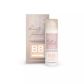 Крем-ВВ для чувствительной кожи увлажняющий гиалуроновый Estiqe 8.1.8 Beauty formula фл. 50мл