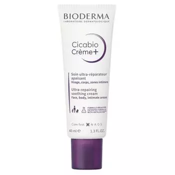 Крем восстанавливающий и успокаивающий Creme+ Cicabio Bioderma/Биодерма туба 40мл