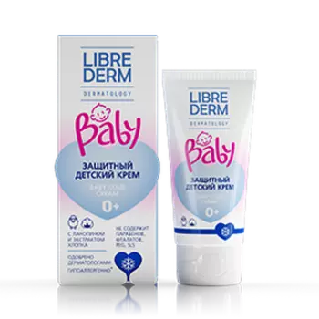 Крем защитный с ланолином и экстрактом хлопка детский Cold-cream Baby Librederm/Либридерм туба 50мл