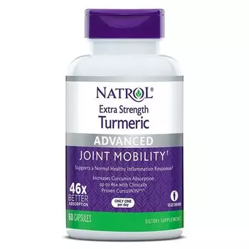 Куркума двойная сила Natrol капсулы 60шт