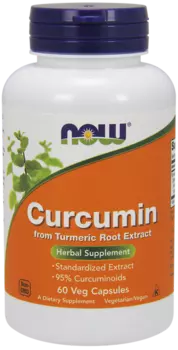 Куркумин Now/Нау капсулы 85мг 60шт