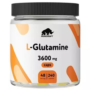 L-глутамин Primekraft/Праймкрафт капсулы 720мг 240шт