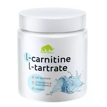 L-карнитин L-Тартрат чистый банка Primekraft/Праймкрафт 200г