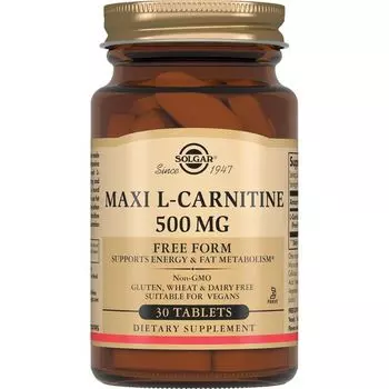 L-карнитин Solgar/Солгар капсулы 500мг 30шт