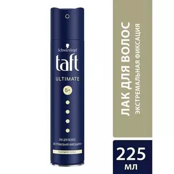 Лак экстремальная фиксация Ultimate Taft 225мл