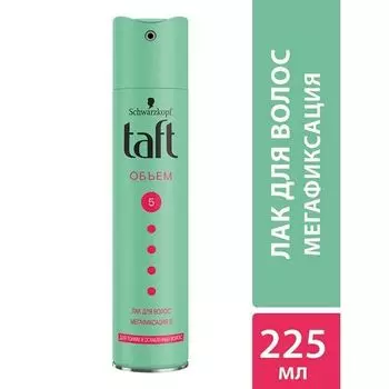 Лак объем с коллагеном мегафиксации Taft 225мл