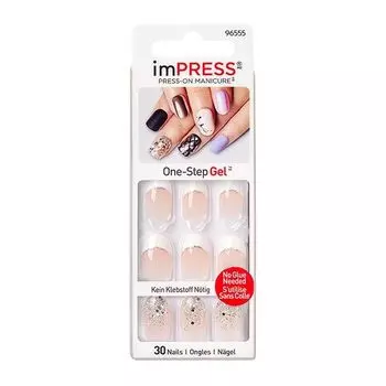 Лак твердый акцент миллениум длина короткая Impress Manicure Accents Kiss