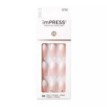 Лак твердый акцент романтичное настроение длина средняя Impress Manicure Color Kiss