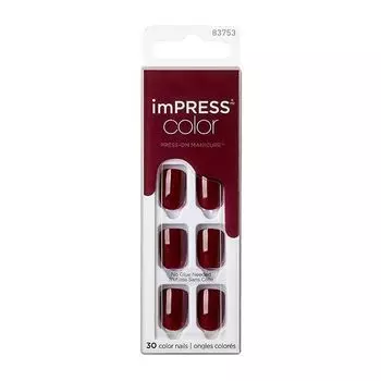 Лак твердый однотонный пряная корица длина короткая Impress Manicure Color Kiss