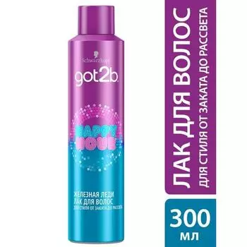 Лак железная леди Happy Hour Got2b/ГотТуби 300мл