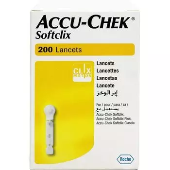 Ланцеты Softclix Accu-chek/Акку-Чек 200шт