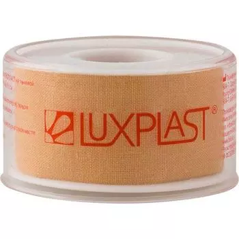 Лейкопластырь фиксирующий тканевый Luxplast/Люкспласт 2,5см х 500см