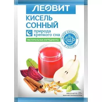 Кисель сонный Леовит пак. 20г 5шт