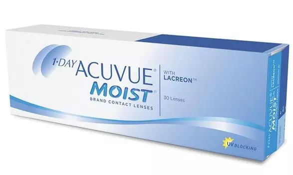 Линзы контактные Acuvue 1 Day Moist with Lacreon (-3.50/8.5/14.2) 30шт