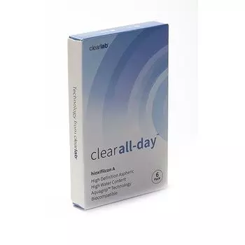 Линзы контактные ClearLab Clear All-Day (8.6/-5,75) 6шт