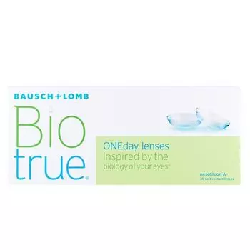 Линзы контактные для коррекции зрения однодневные Biotrue ONEday (-0.50/8.6) 30шт