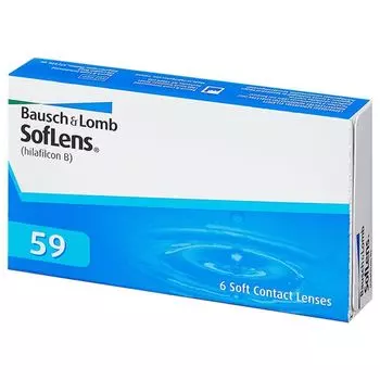 Линзы контактные плановой замены SofLens 59 (-7.00/8.6) 6шт