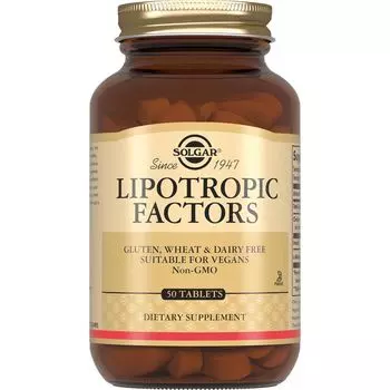 Липотропный фактор Solgar/Солгар таблетки 50шт
