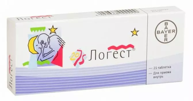 Логест таблетки п/о 21шт