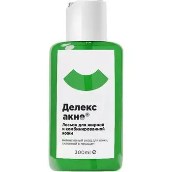 Лосьон для жирной и комбинированной кожи Делекс Акне 300мл
