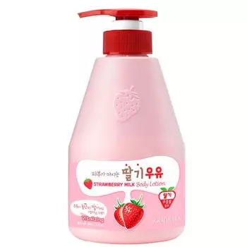 Лосьон для тела смягчающий клубничное молоко Kwailnara 560г