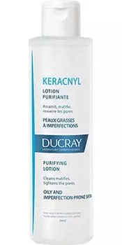 Лосьон для лица очищающий Keracnyl Ducray/Дюкрэ 200мл