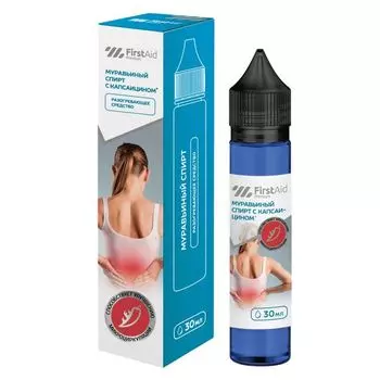 Лосьон муравьиный спиртовой с капсаицином д/ухода за кожей Premium First Aid/Ферстэйд фл. 30мл