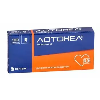 Лотонел таблетки 5мг 30шт
