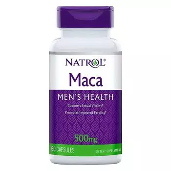 Мака экстракт Natrol капсулы 500мг 60шт