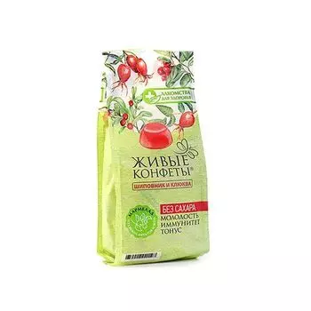 Мармелад желейный с шиповником и клюквой Лакомства для здоровья 170г