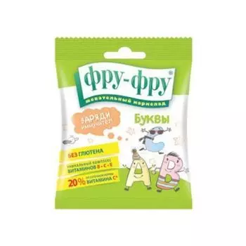 Мармелад жевательный Буквы Фру-Фру 50г