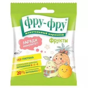 Мармелад жевательный Фрукты Фру-Фру 50г