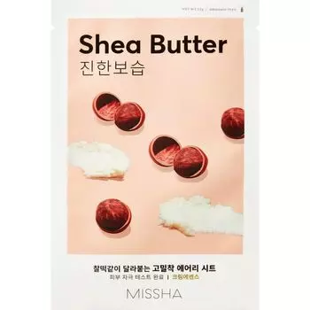 Маска для лица Shea butter Airy fit Missha 19г