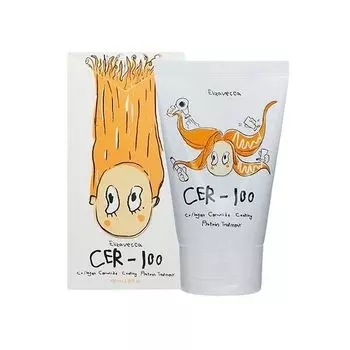 Маска для волос с коллагеном Cer-100 collagen ceramide coating protein treatment Elizavecca 100мл