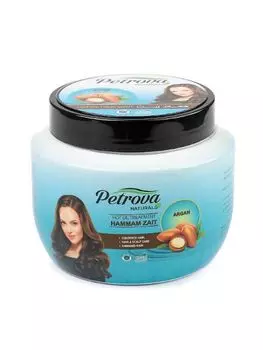 Маска-хамам для поврежденных и секущих кончиков волос восстан. с маслом арганы Petrova 500мл