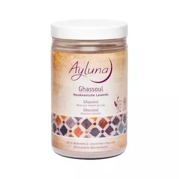 Маска-порошок для тела и волос очищающая Гассул Ayluna 400г